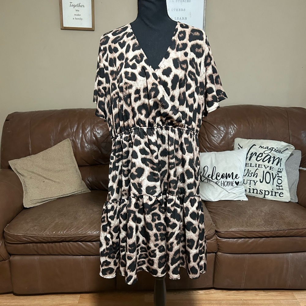 Leopard Print Dress size 2x
